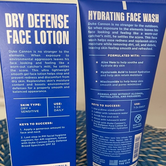 Duke Cannon Face Lotion and Wash Set - Picture 2 of 2